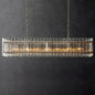 Modern Rectangular Linear Chandelier