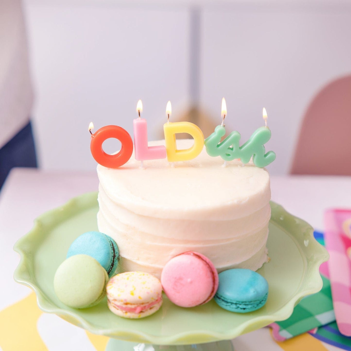 OLDish Birthday Candle