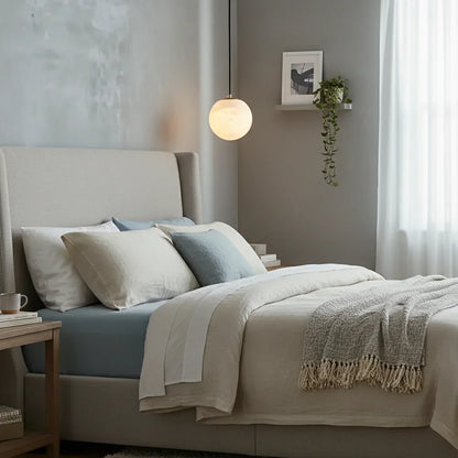 Nordic Style Spherical Alabaster Pendant Light