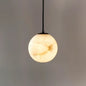 Nordic Style Spherical Alabaster Pendant Light
