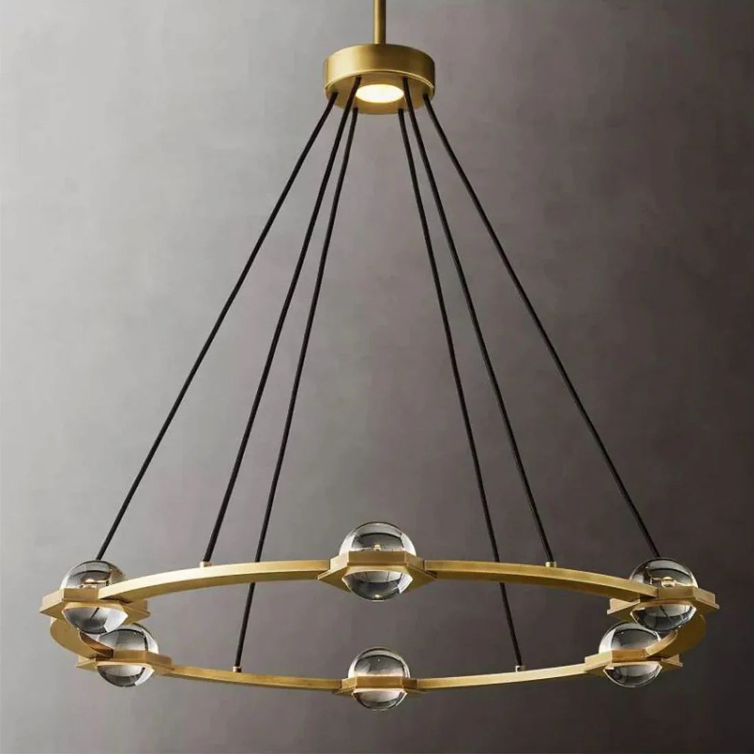 Nova Round Modern Chandelier