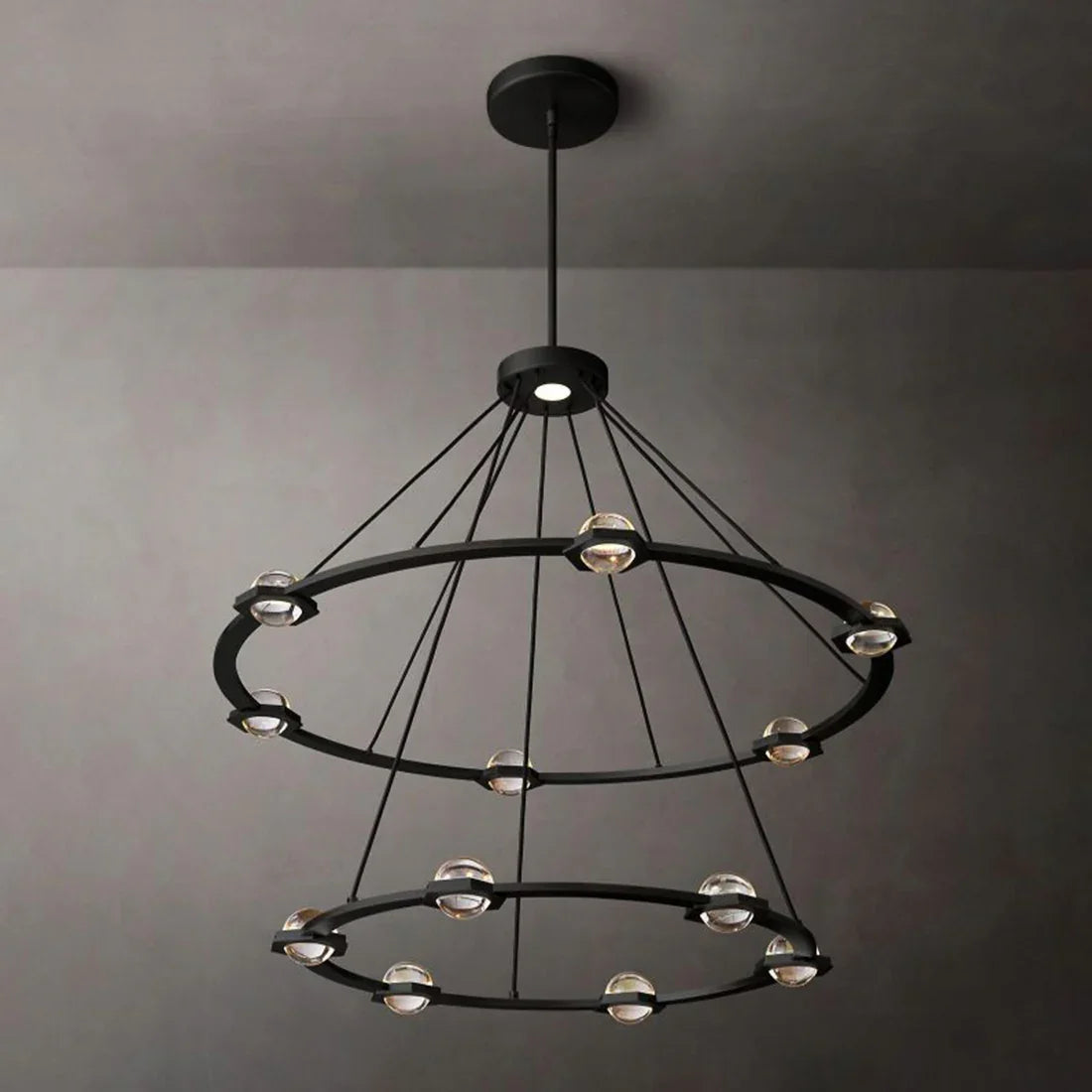 Nova Round Modern Chandelier