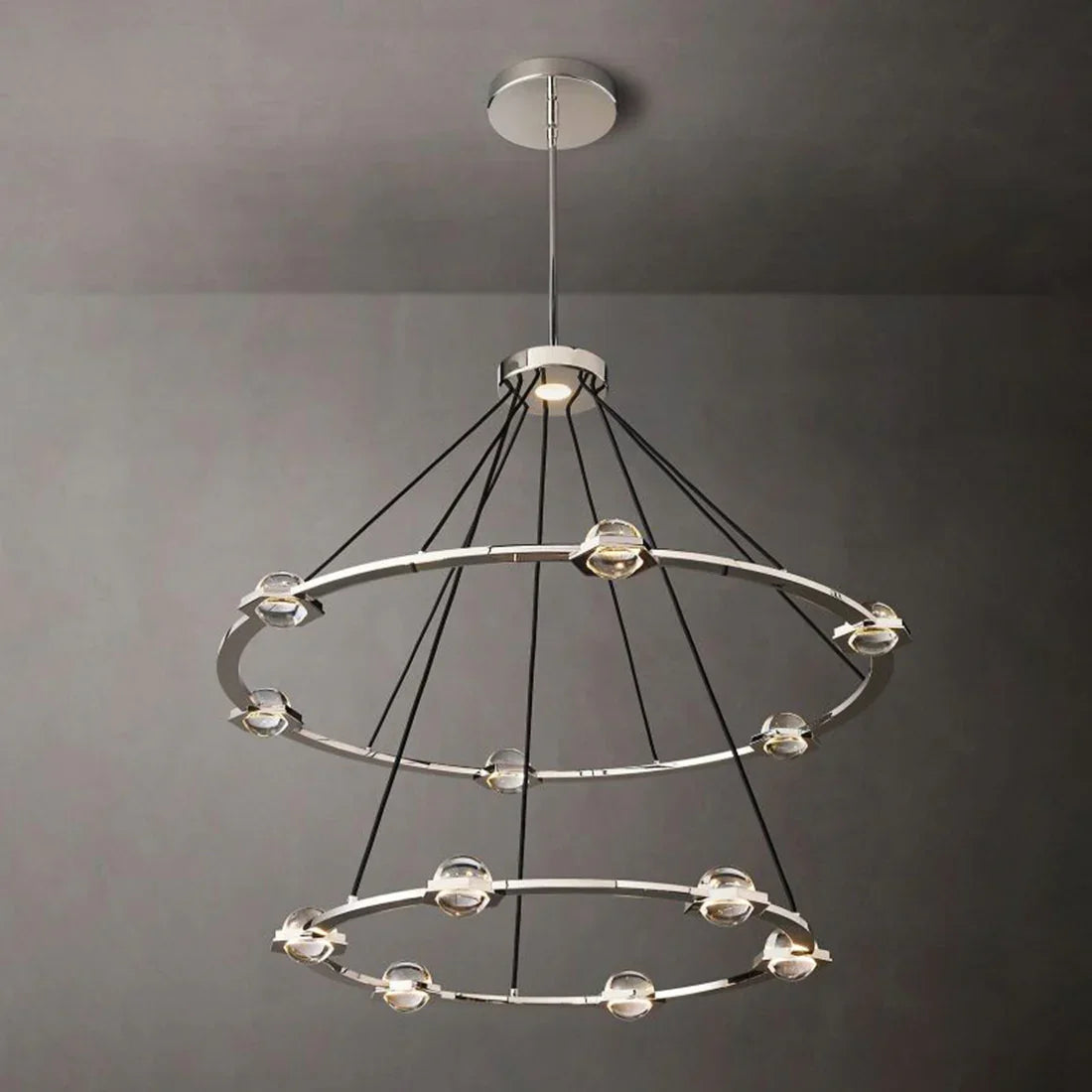 Nova Round Modern Chandelier