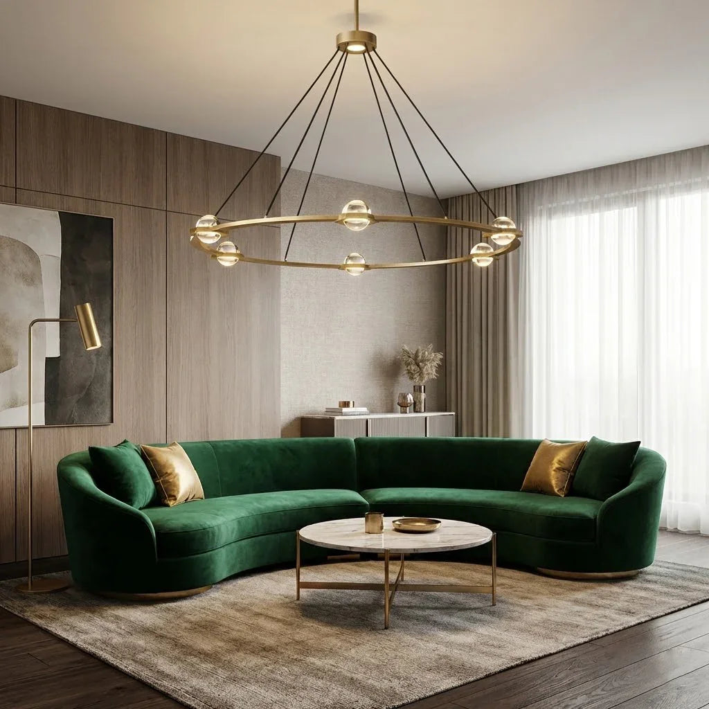 Nova Round Modern Chandelier