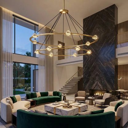 Nova Round Modern Chandelier