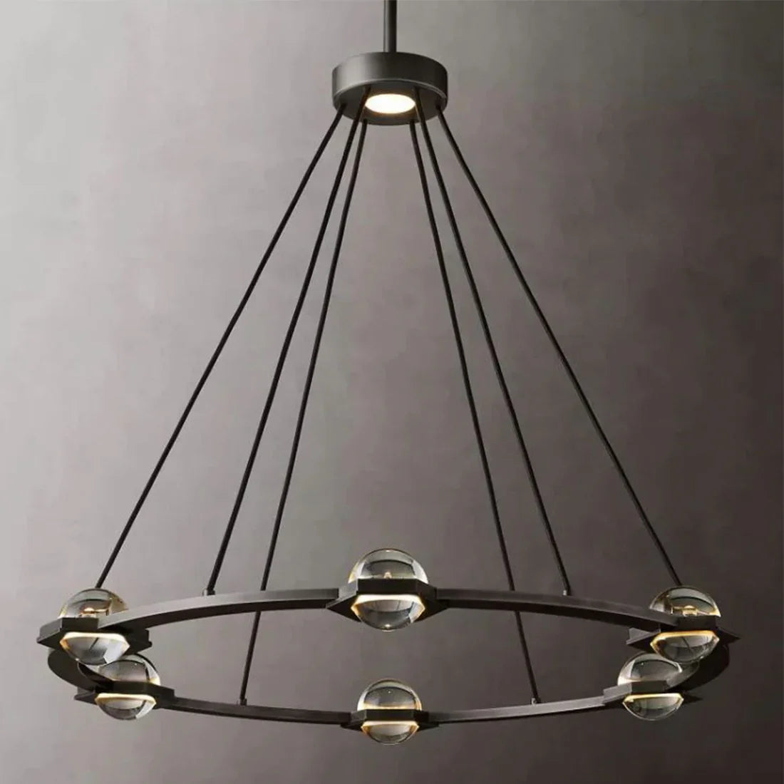 Nova Round Modern Chandelier