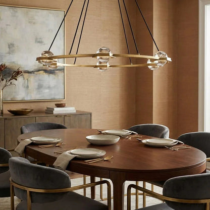 Nova Round Modern Chandelier
