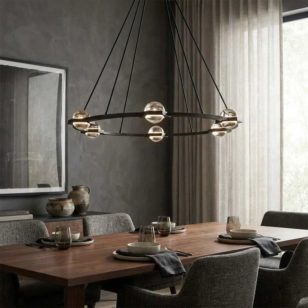 Nova Round Modern Chandelier