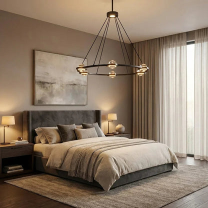 Nova Round Modern Chandelier