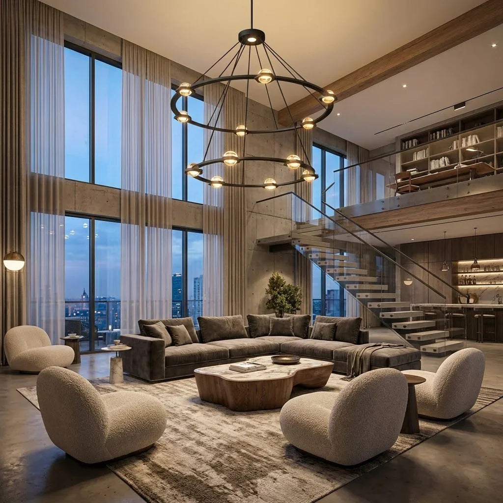 Nova Round Modern Chandelier