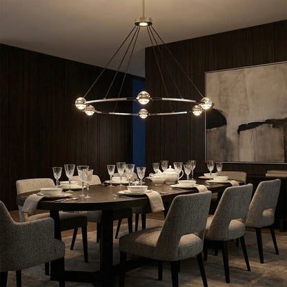 Nova Round Modern Chandelier