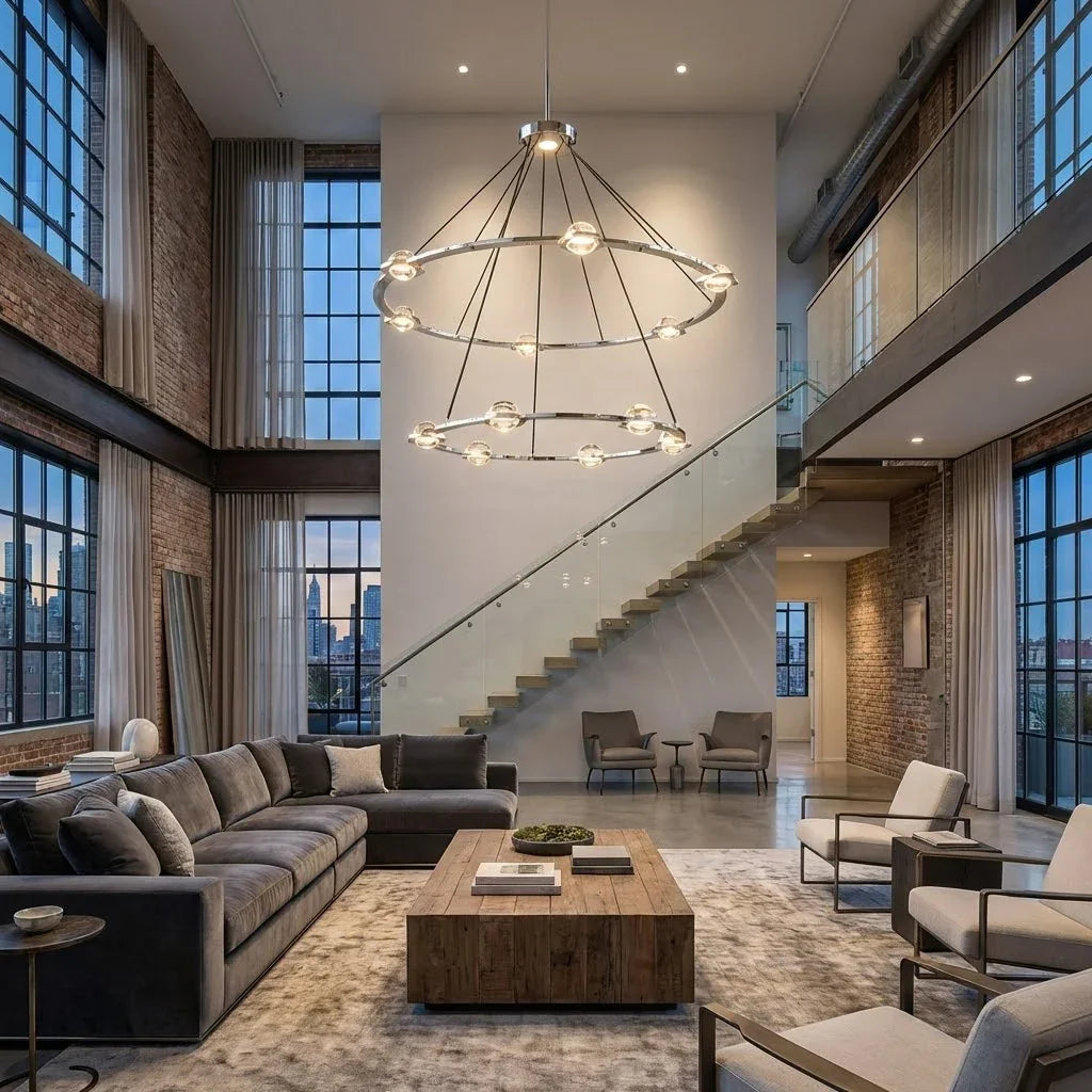 Nova Round Modern Chandelier