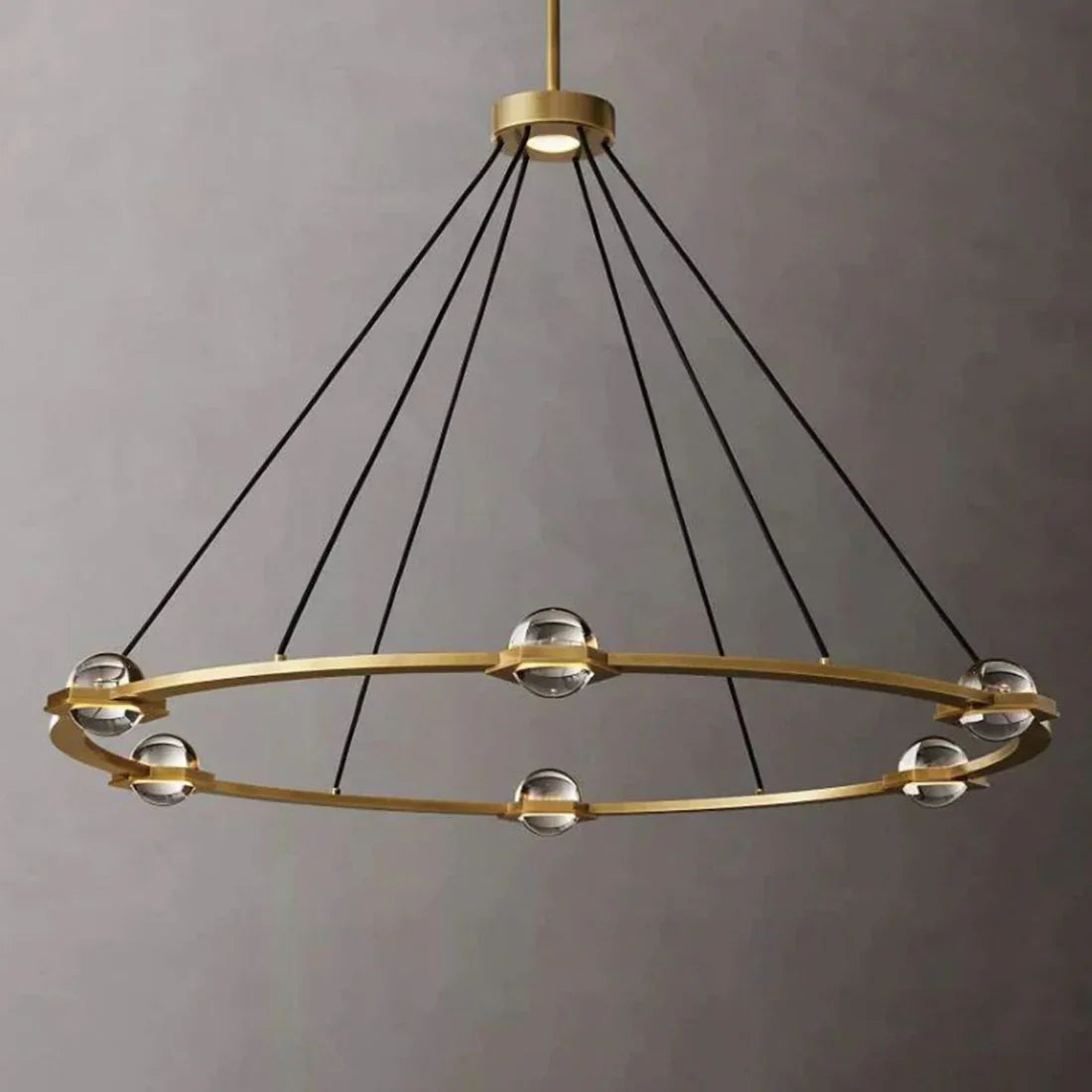Nova Round Modern Chandelier