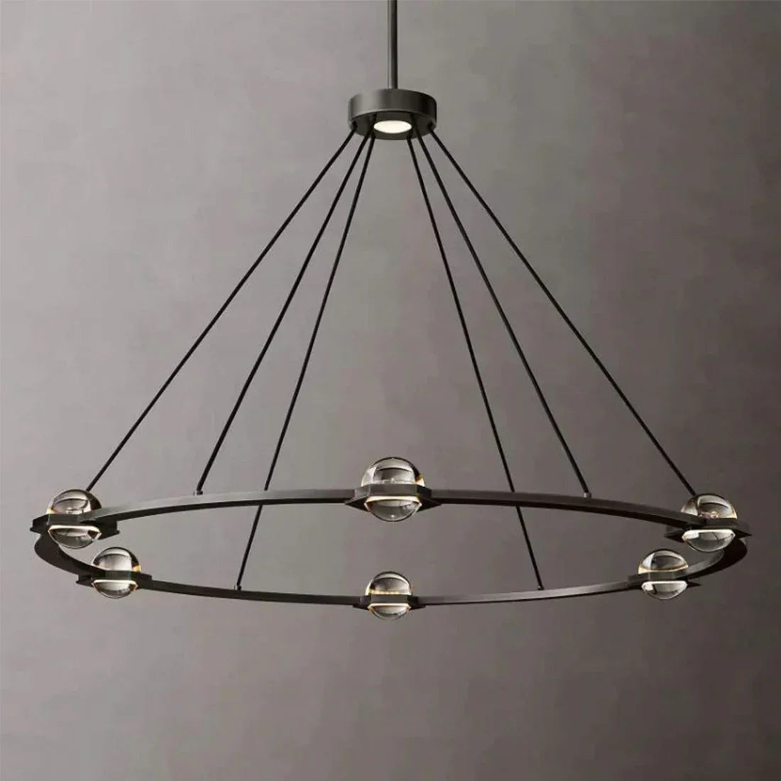 Nova Round Modern Chandelier