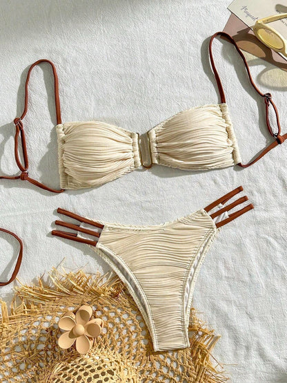 Women's Sexy Comfortable Three-Piece Separate Swimsuit