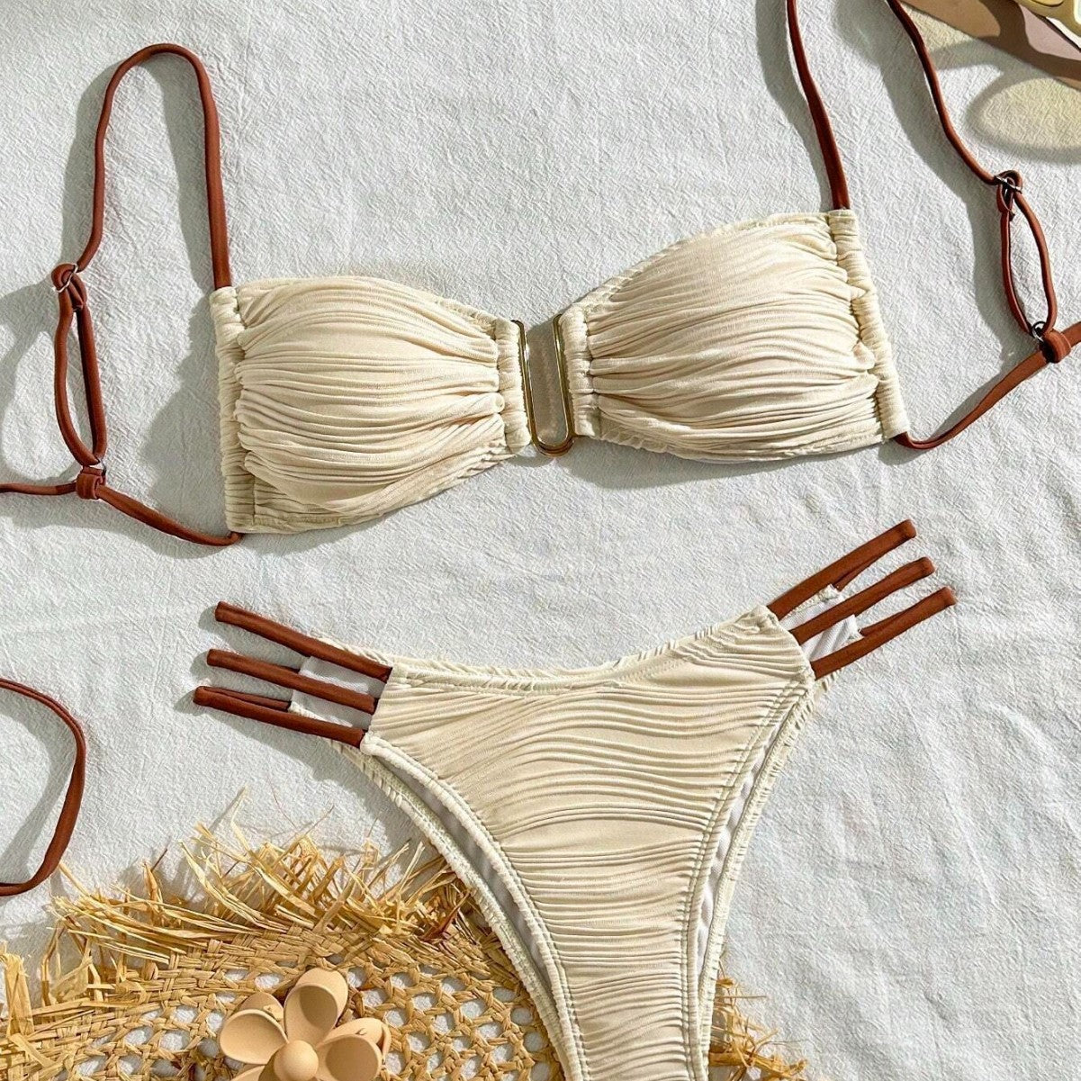 Women's Sexy Comfortable Three-Piece Separate Swimsuit