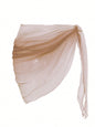 Vacation Loose Casual Bikini Beach Apron Gradient Color Multiple Colors