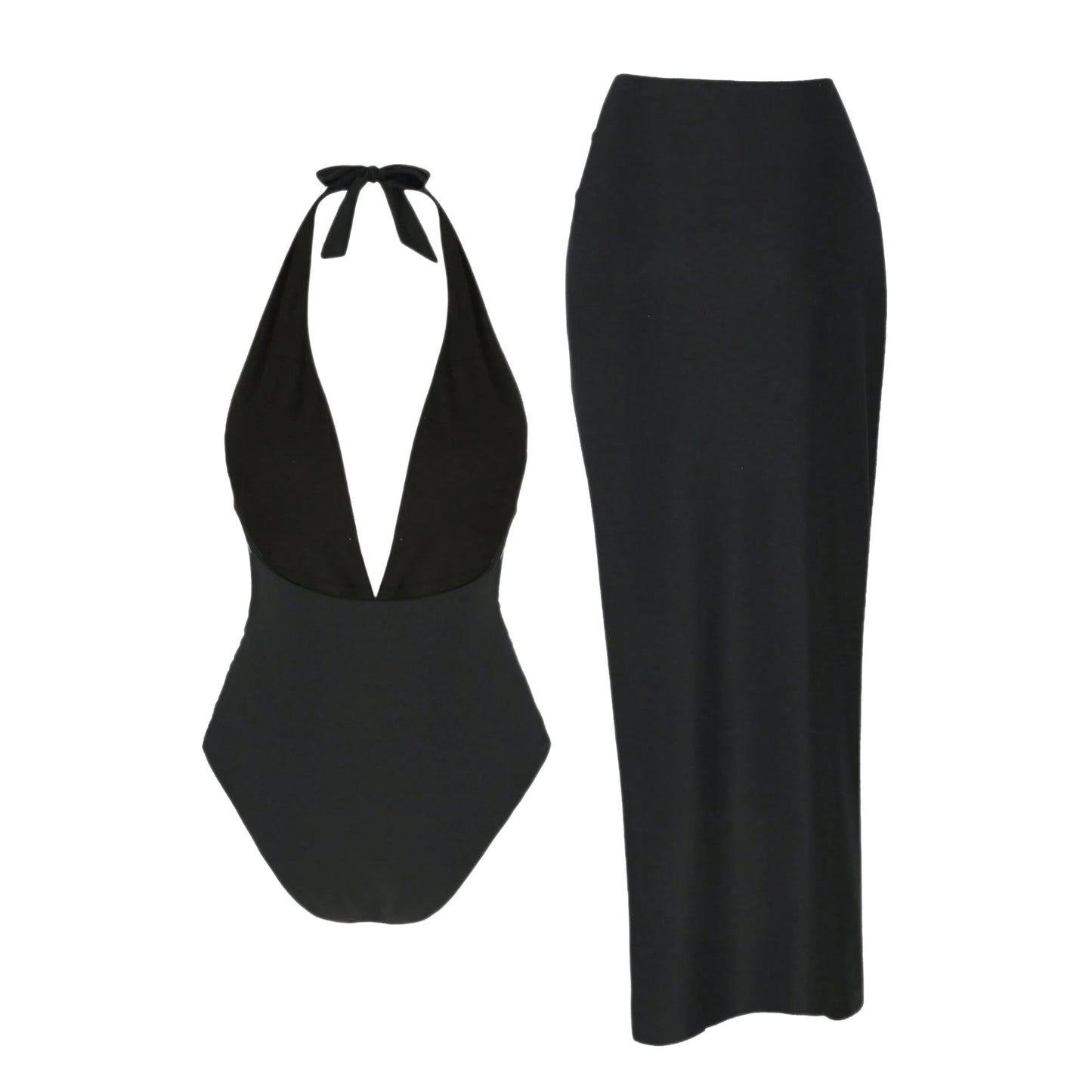 Sexy Bikini Women's One Piece Swimsuit Solid Color High Quality