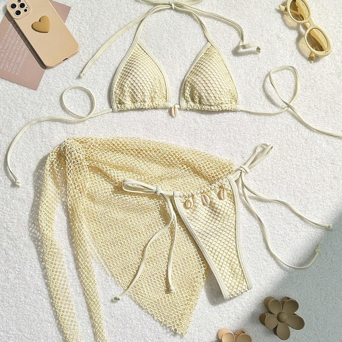 Swimsuit Three Piece Set Split Bikini Swimsuit for Women