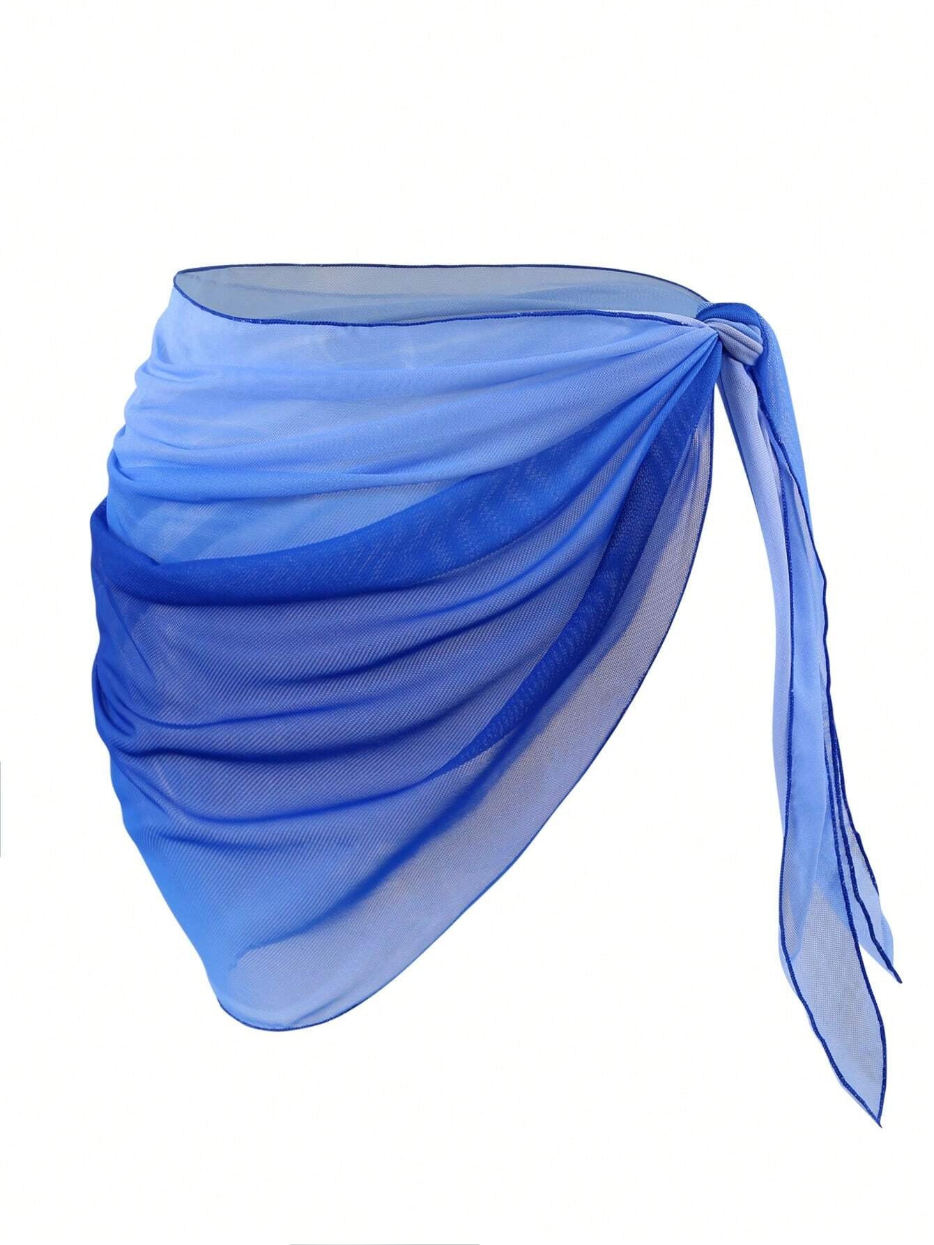 Vacation Loose Casual Bikini Beach Apron Gradient Color Multiple Colors
