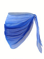 Vacation Loose Casual Bikini Beach Apron Gradient Color Multiple Colors