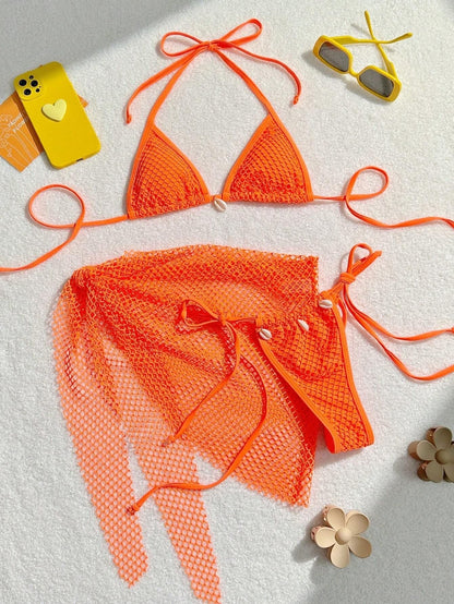 Swimsuit Three Piece Set Split Bikini Swimsuit for Women