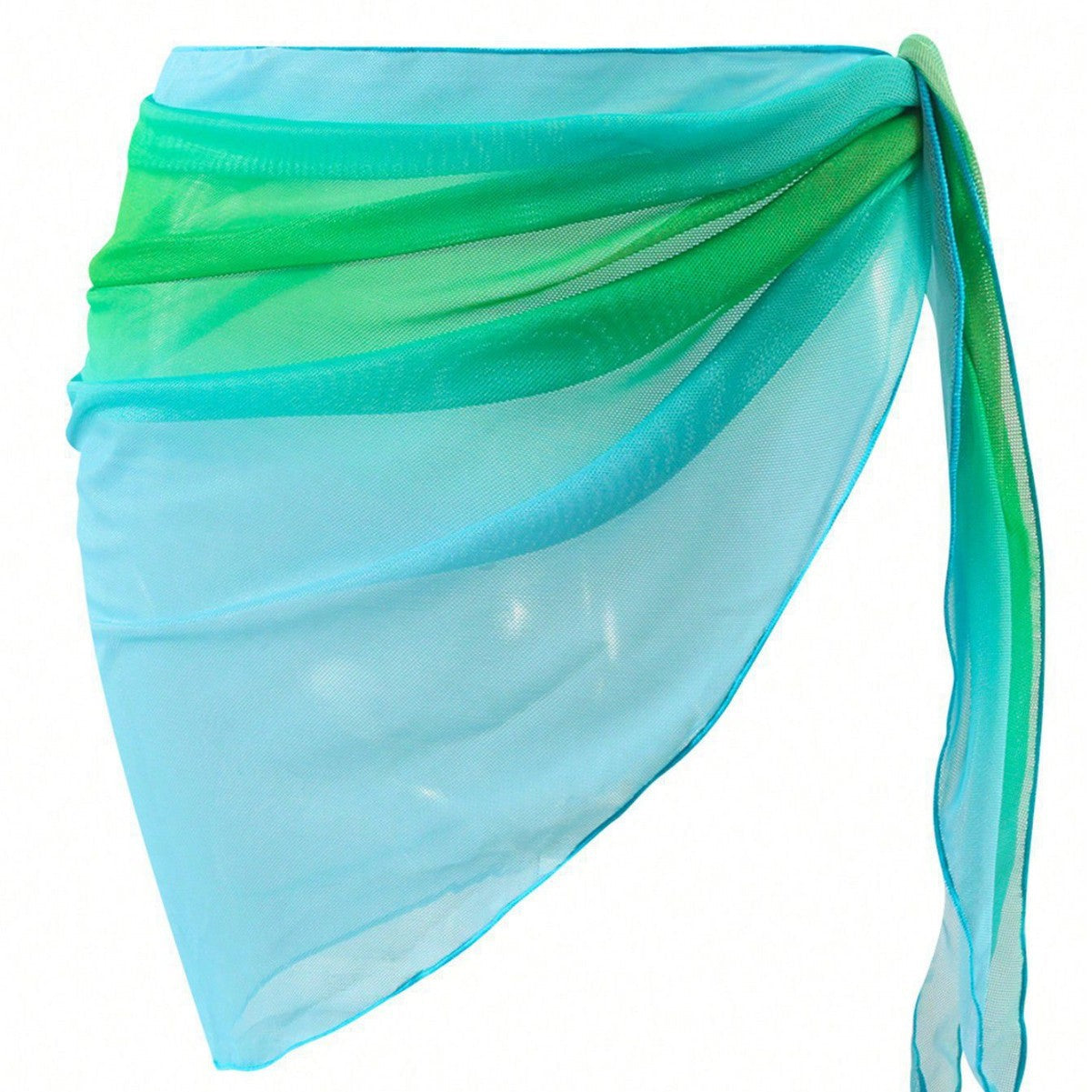 Vacation Loose Casual Bikini Beach Apron Gradient Color Multiple Colors