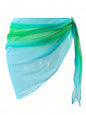 Vacation Loose Casual Bikini Beach Apron Gradient Color Multiple Colors
