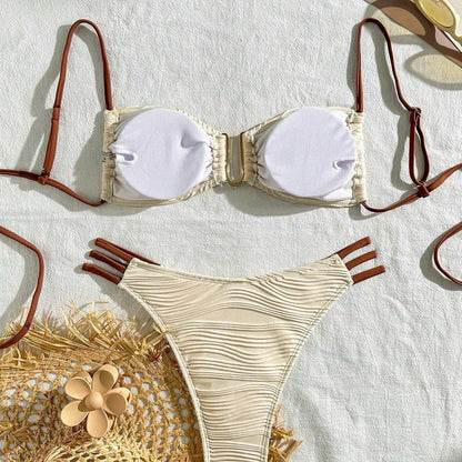Women's Sexy Comfortable Three-Piece Separate Swimsuit