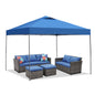 Ainfox 10ft X10ft Ventilated Top Patio Canopy For Outdoor