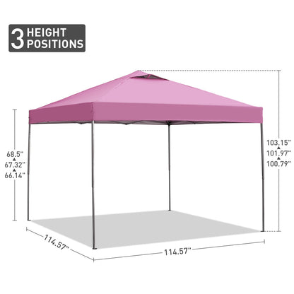 Ainfox 10ft X10ft Ventilated Top Patio Canopy For Outdoor