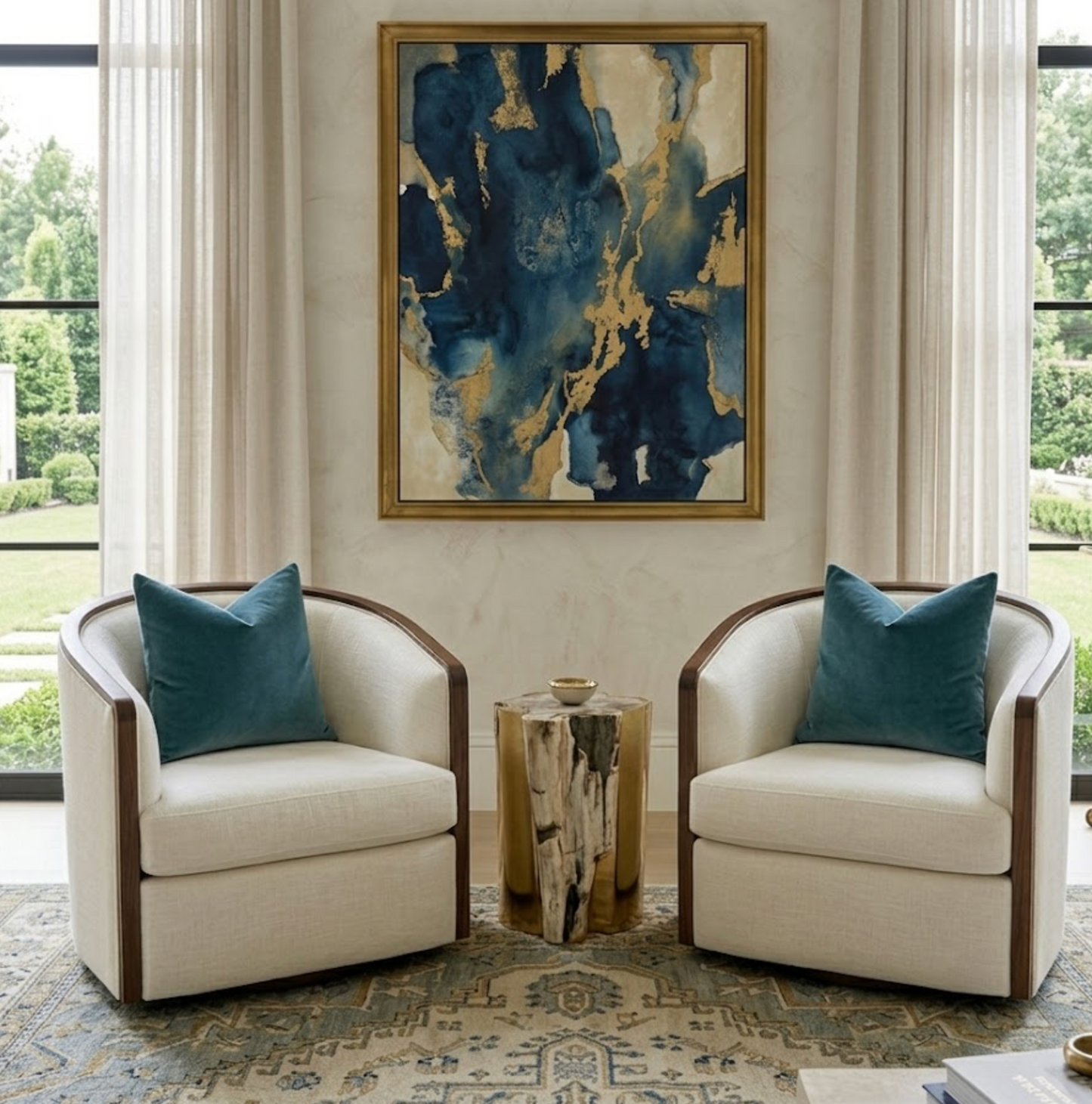 Ocean Mist Performance Velvet Pillow Cover