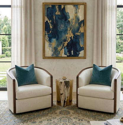 Ocean Mist Performance Velvet Pillow Cover