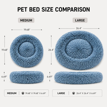 Pet Life ® 'Nestler' High-Grade Plush and Soft Rounded Pet Bed