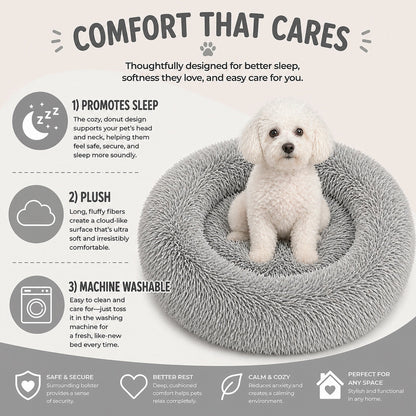 Pet Life ® 'Nestler' High-Grade Plush and Soft Rounded Pet Bed
