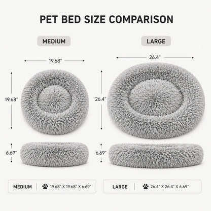 Pet Life ® 'Nestler' High-Grade Plush and Soft Rounded Pet Bed