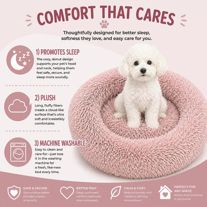Pet Life ® 'Nestler' High-Grade Plush and Soft Rounded Pet Bed