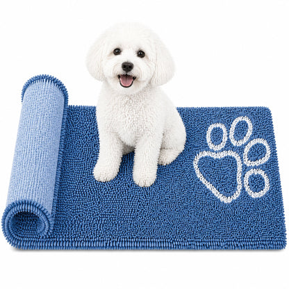 Pet Life ® 'Fuzzy' Quick-Drying Anti-Skid and Machine Washable Dog Mat
