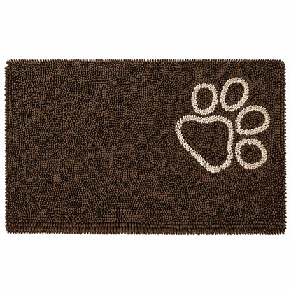Pet Life ® 'Fuzzy' Quick-Drying Anti-Skid and Machine Washable Dog Mat