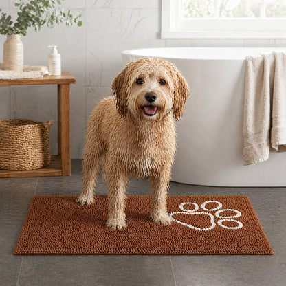 Pet Life ® 'Fuzzy' Quick-Drying Anti-Skid and Machine Washable Dog Mat