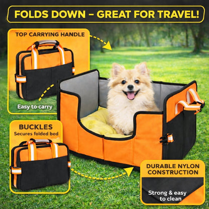 Pet Life ® 'Travel-Nest' Folding Travel Cat and Dog Bed