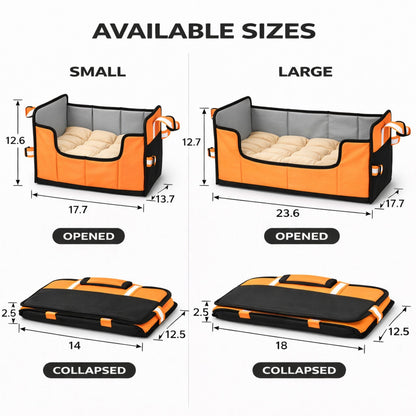 Pet Life ® 'Travel-Nest' Folding Travel Cat and Dog Bed