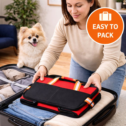 Pet Life ® 'Travel-Nest' Folding Travel Cat and Dog Bed