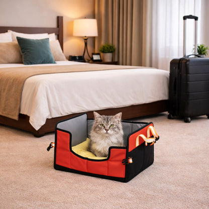 Pet Life ® 'Travel-Nest' Folding Travel Cat and Dog Bed