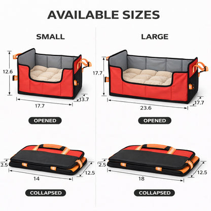 Pet Life ® 'Travel-Nest' Folding Travel Cat and Dog Bed