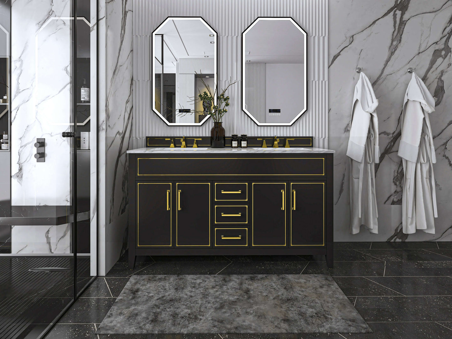 Aspen 60" Bath Vanity Set