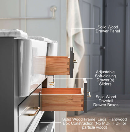 Hayley 60" Bath Vanity Set