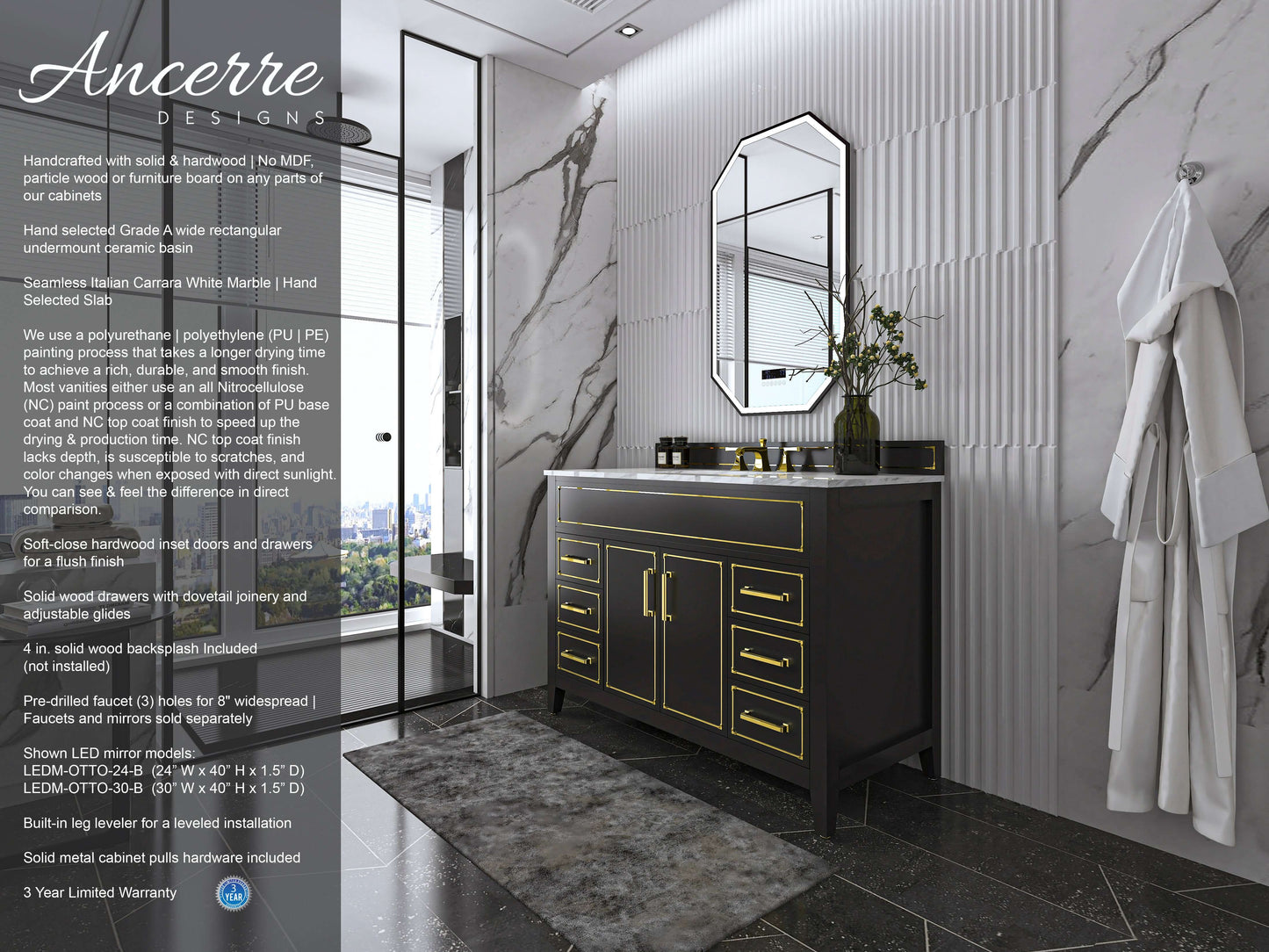 Aspen 48" Bath Vanity Set