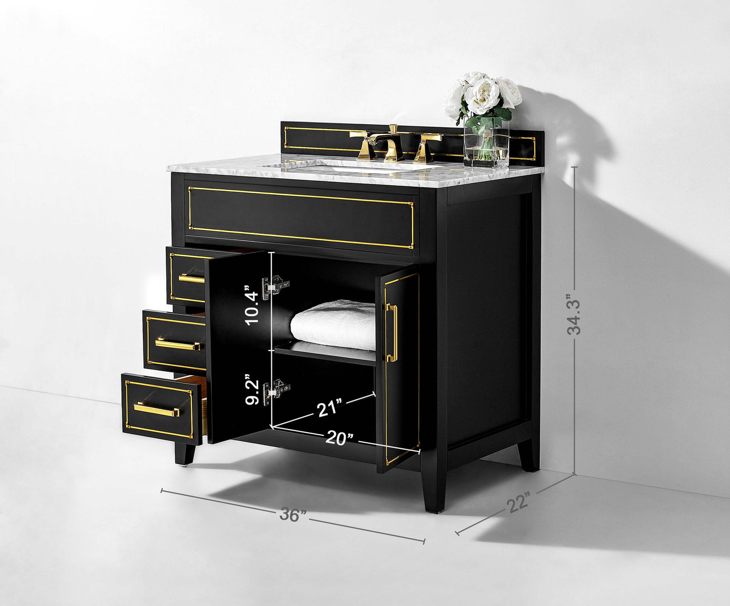 Aspen 36" Bath Vanity Set