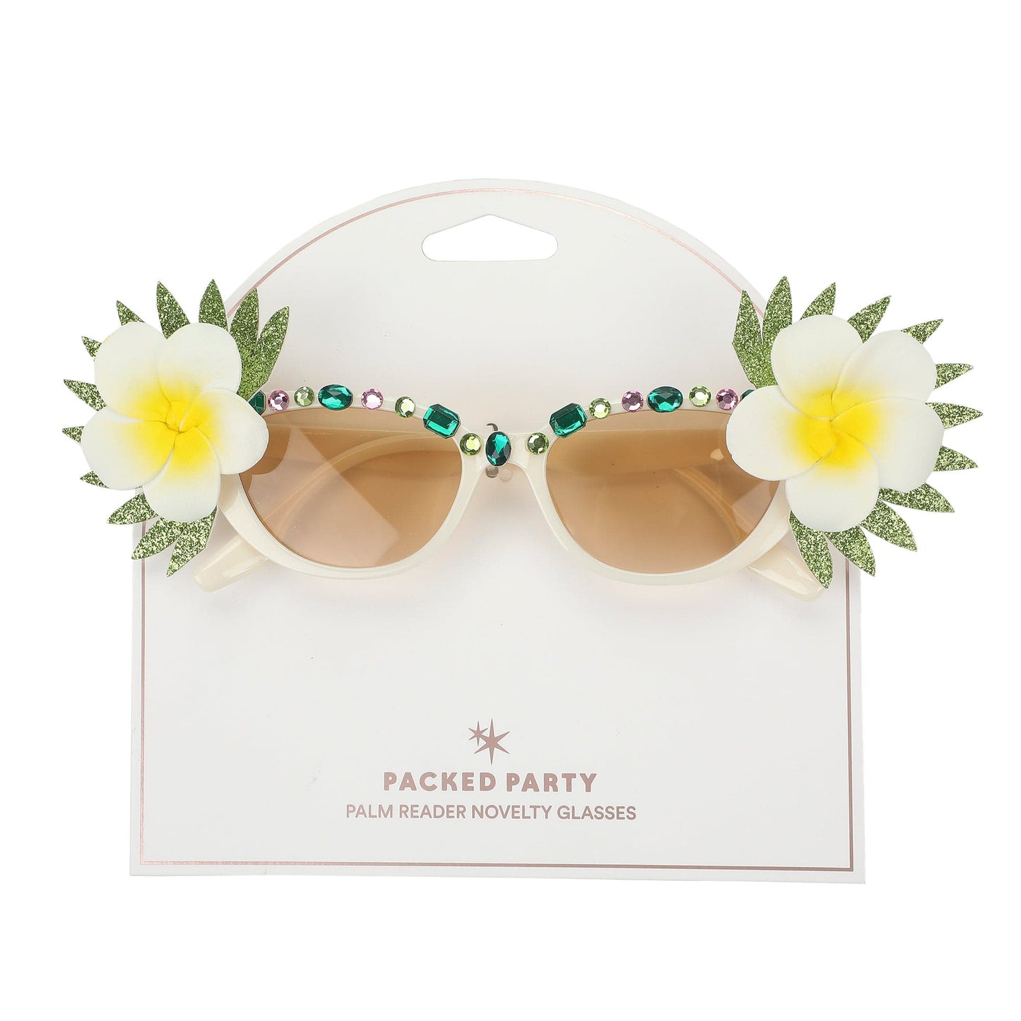 Party in the Palms Novelty Glasses